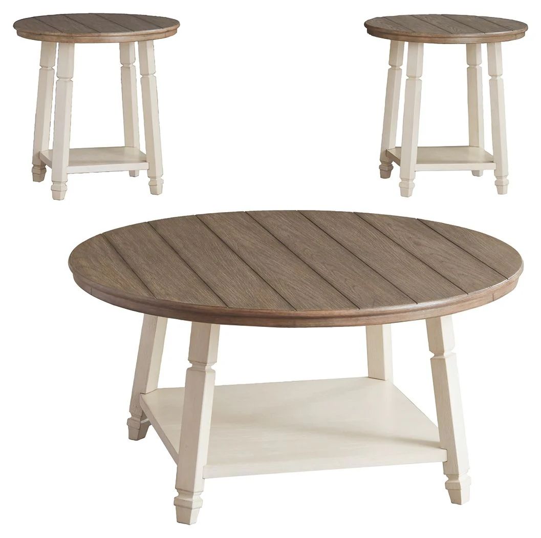5461-bolanbrook-occasional-table-set-set-of-3-white-brown-beige-1.webp Bolanbrook - Occasional Table Set (Set of 3) - White / Brown / Beige