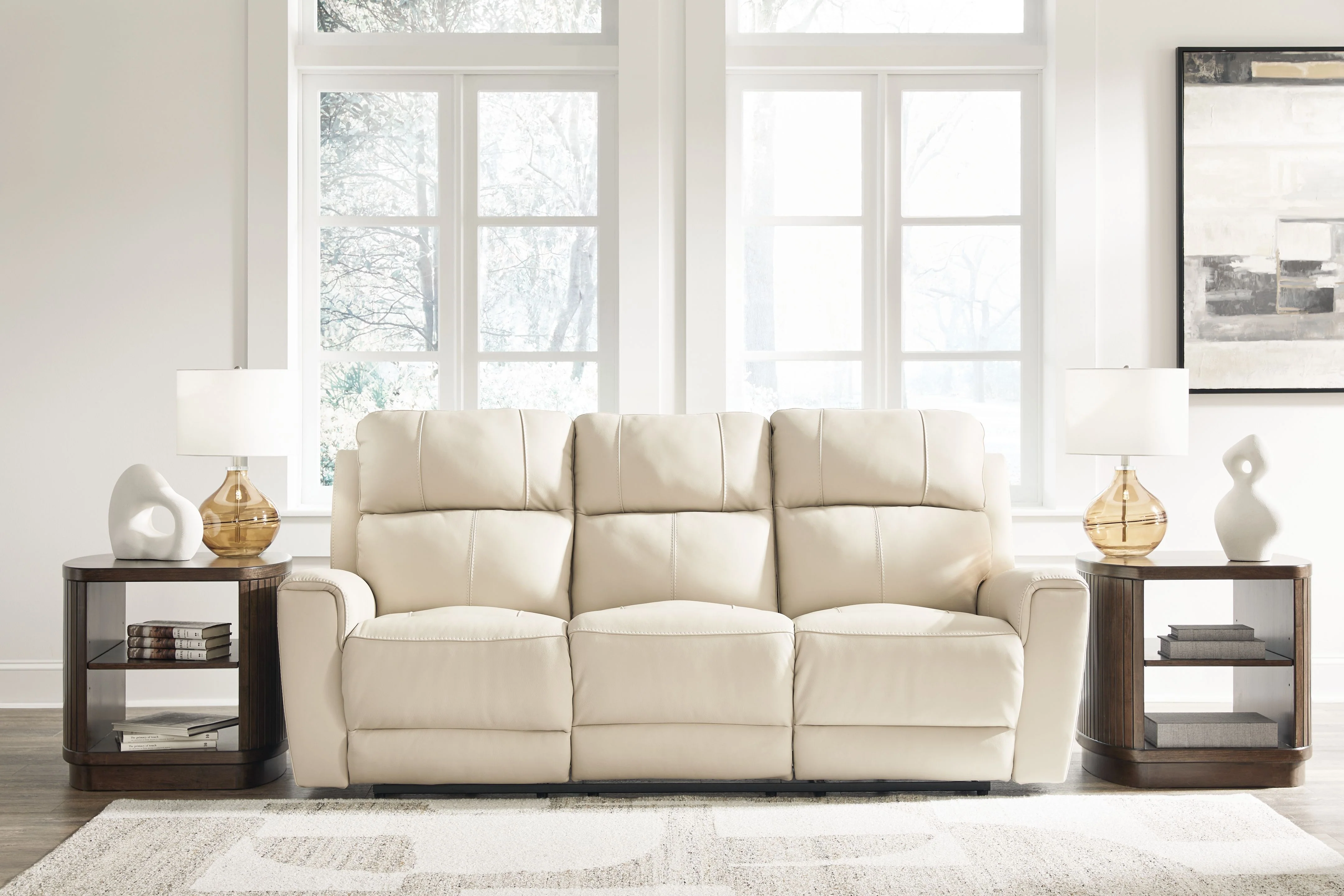 Dahlmoore - Power Reclining Sofa - Almond