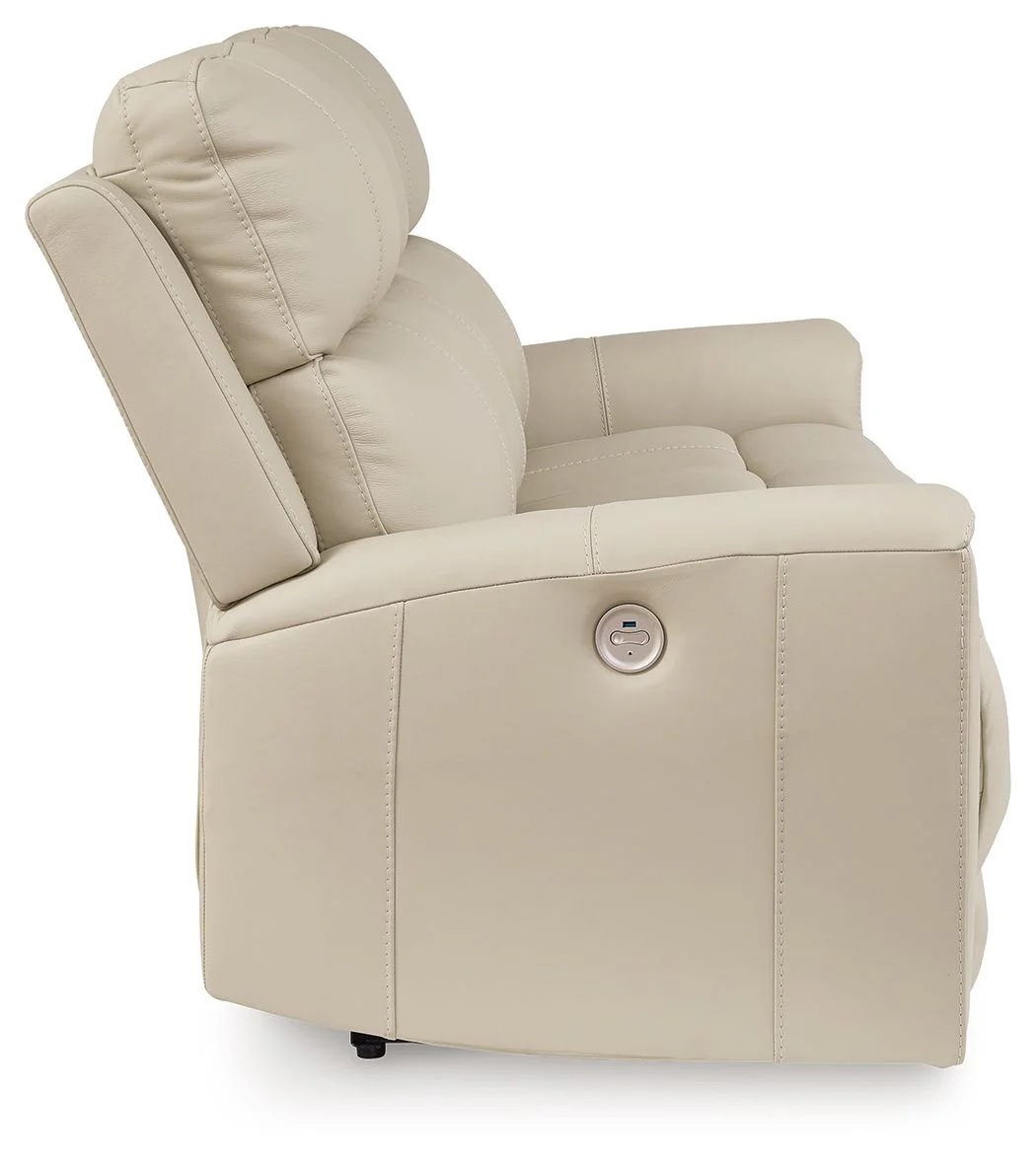 Dahlmoore - Power Reclining Sofa - Almond