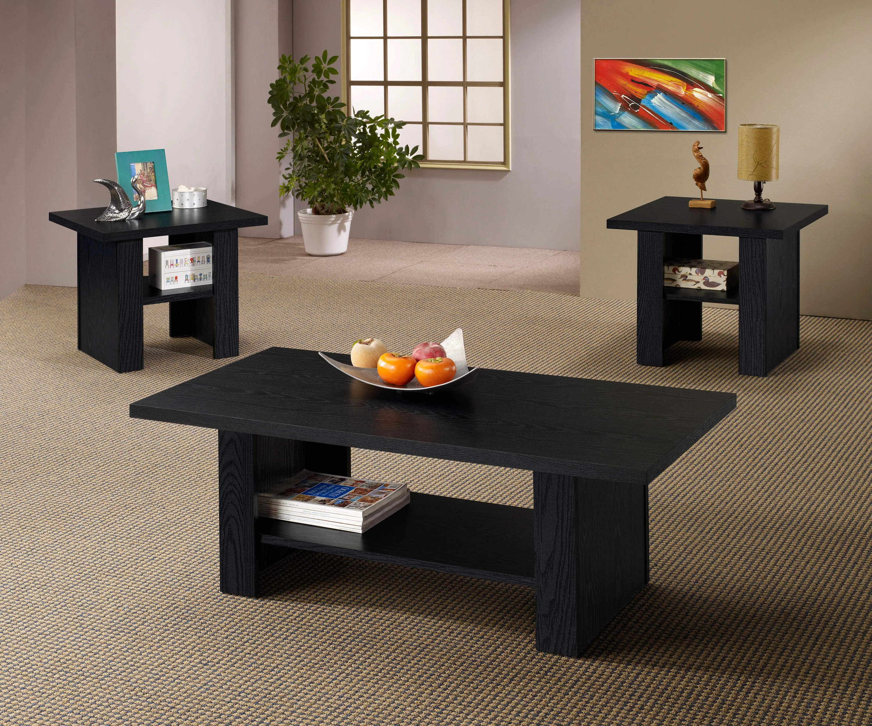 5500-rodez-3-piece-engineered-wood-coffee-table-set-black-oak-7.webp Rodez - 3 Piece Engineered Wood Coffee Table Set - Black Oak