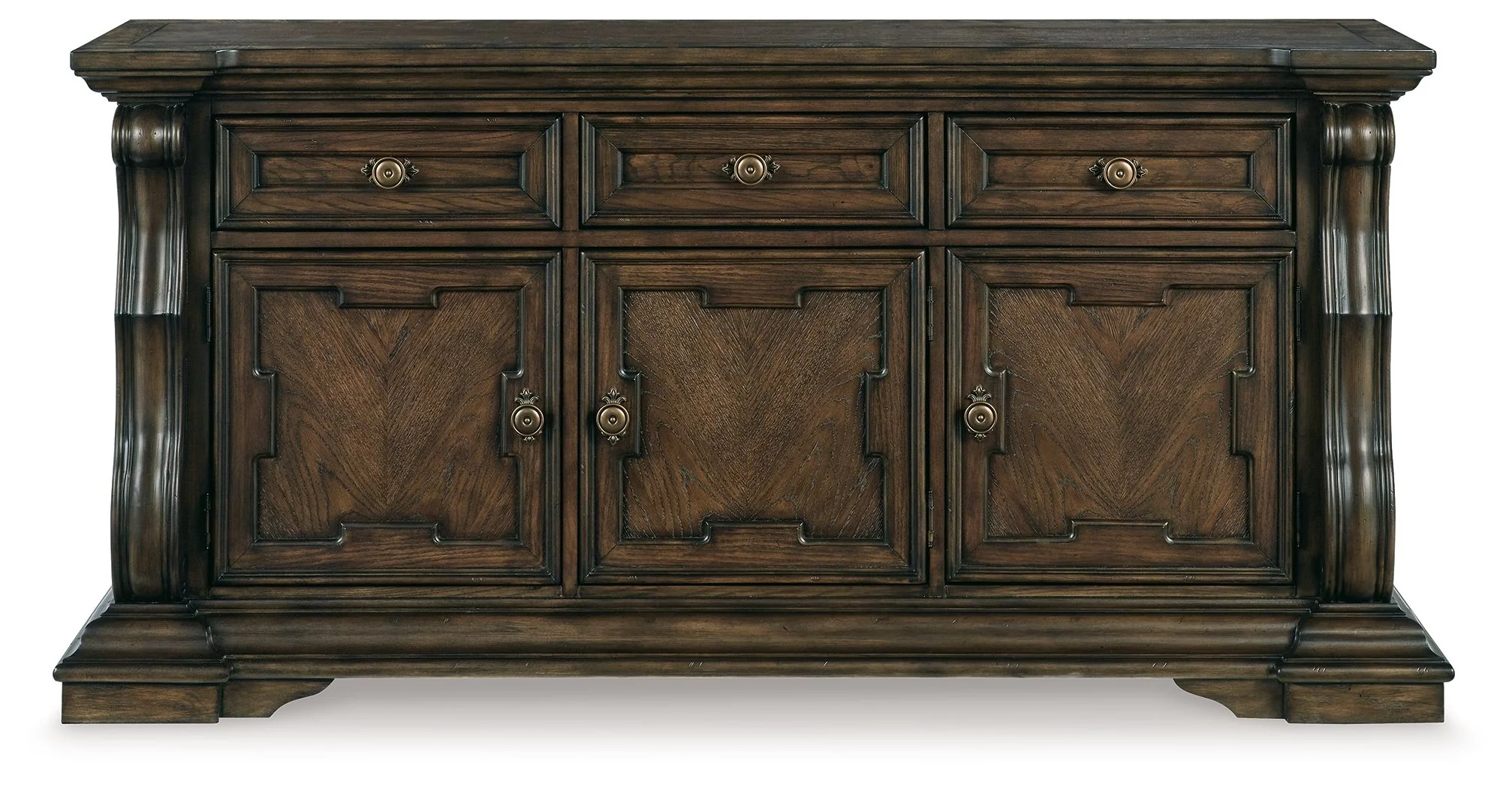 5593-maylee-dining-room-buffet-dark-brown-3.webp Maylee - Dining Room Buffet - Dark Brown