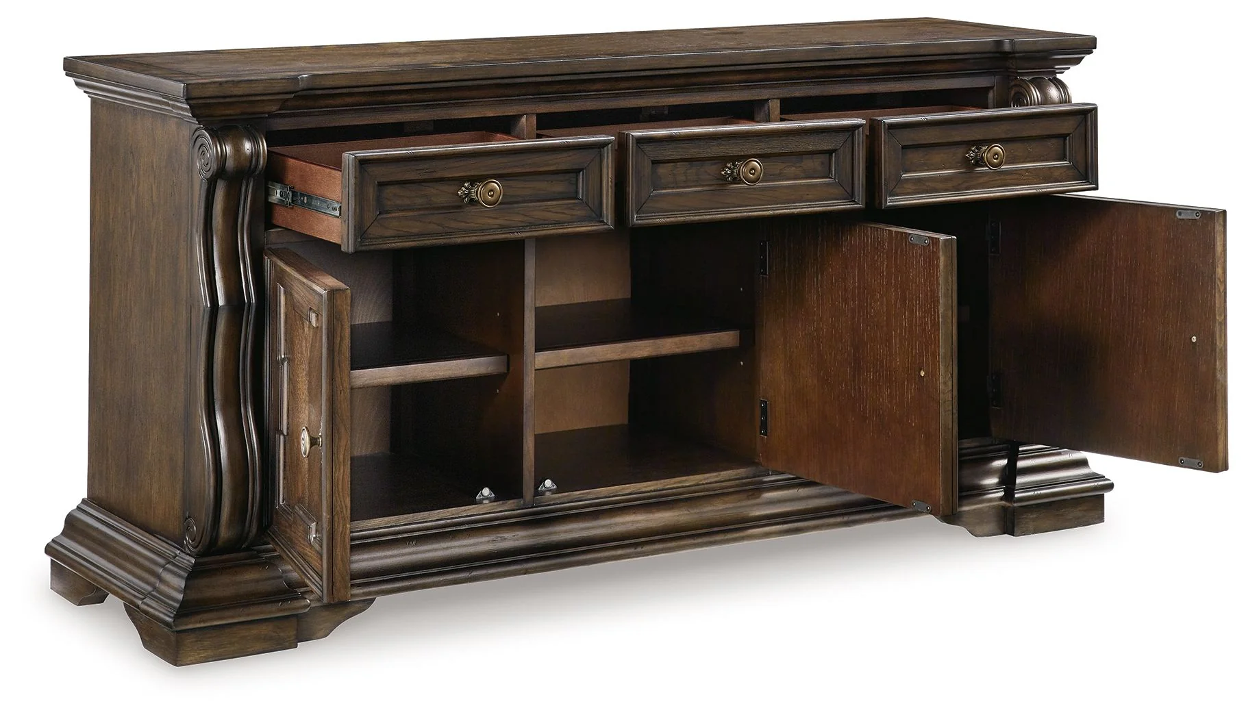 5593-maylee-dining-room-buffet-dark-brown-6.webp Maylee - Dining Room Buffet - Dark Brown