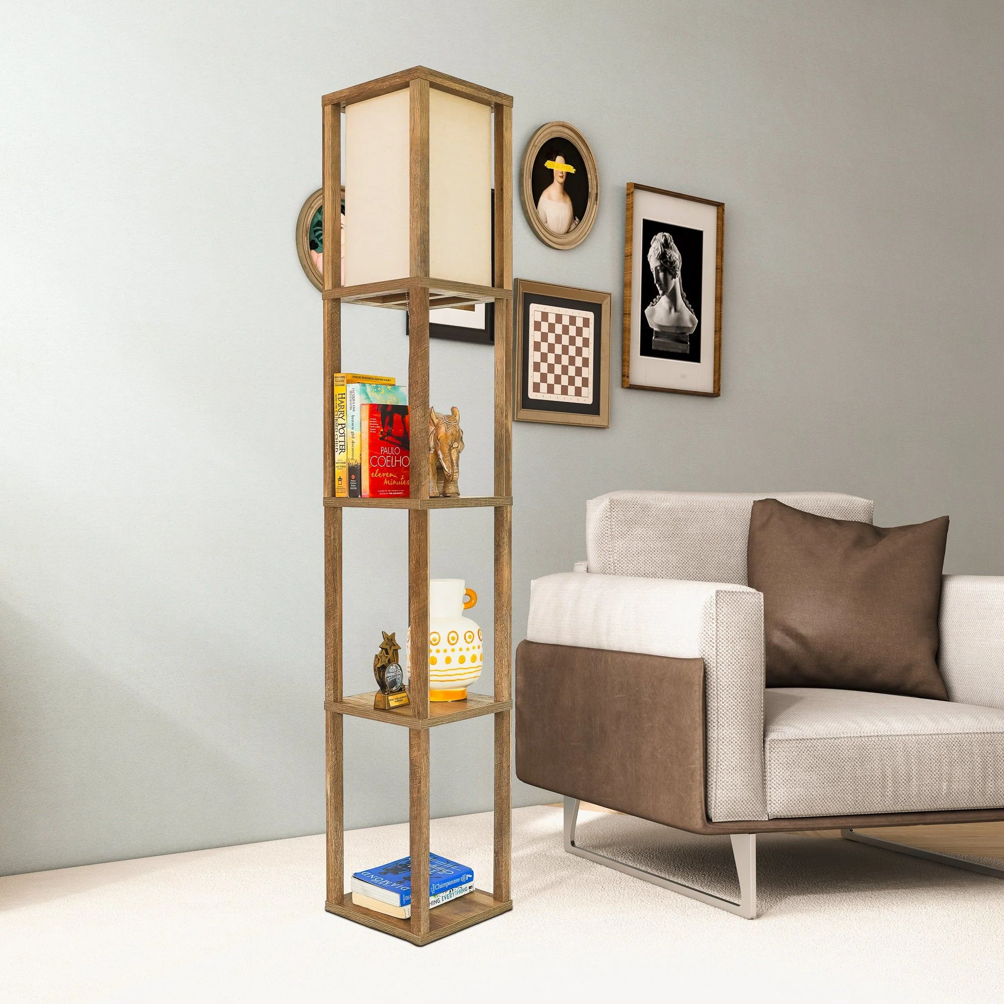5609-pinnacle-shelf-floor-lamp-for-bedroom-living-room-long-shade-natural-wood-white-11.webp Pinnacle - Shelf Floor Lamp For Bedroom / Living Room, Long Shade - Natural Wood / White