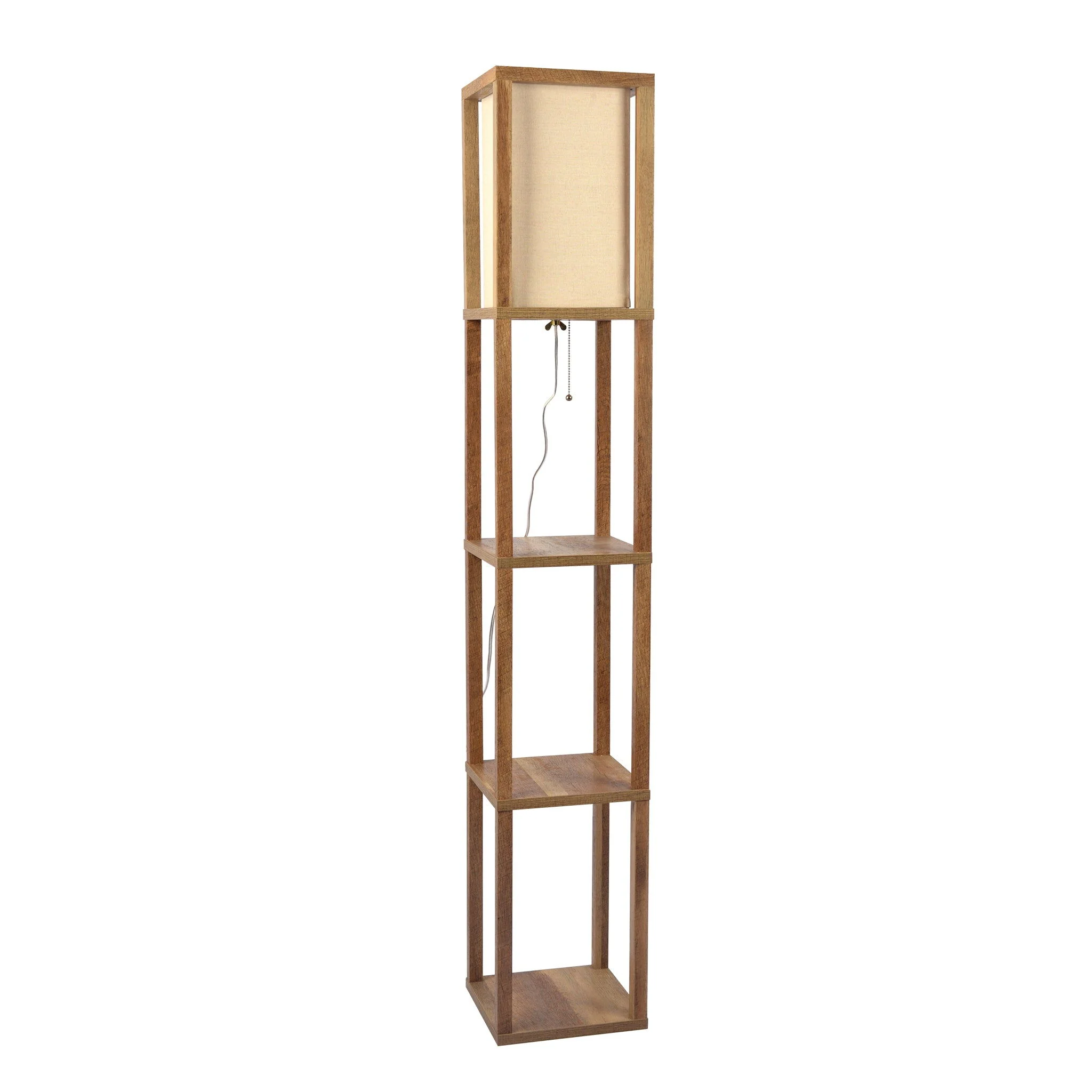 5609-pinnacle-shelf-floor-lamp-for-bedroom-living-room-long-shade-natural-wood-white-14.webp Pinnacle - Shelf Floor Lamp For Bedroom / Living Room, Long Shade - Natural Wood / White
