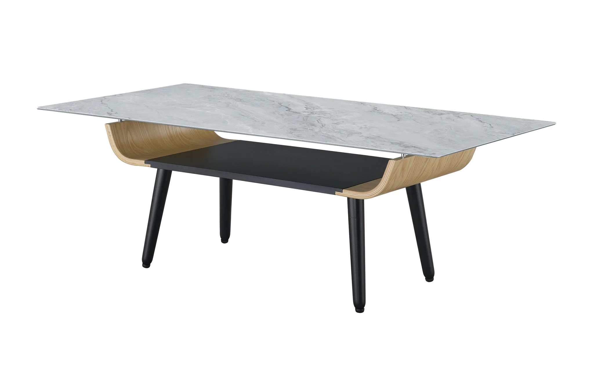 5610-landon-coffee-table-with-glass-marble-texture-top-and-bent-wood-design-4.webp Landon - Coffee Table With Glass Marble Texture Top And Bent Wood Design