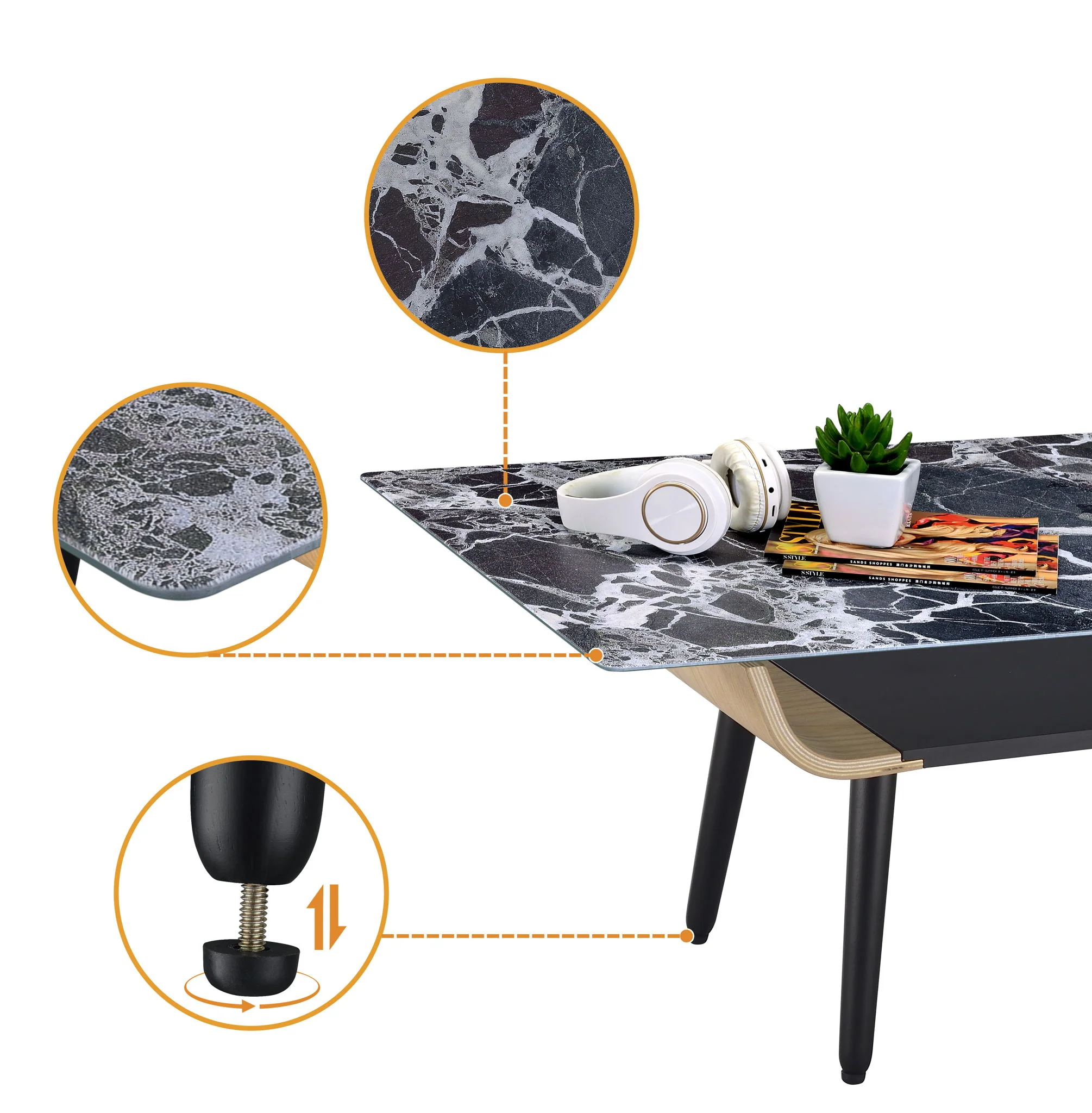 5610-landon-coffee-table-with-glass-marble-texture-top-and-bent-wood-design-6.webp Landon - Coffee Table With Glass Marble Texture Top And Bent Wood Design