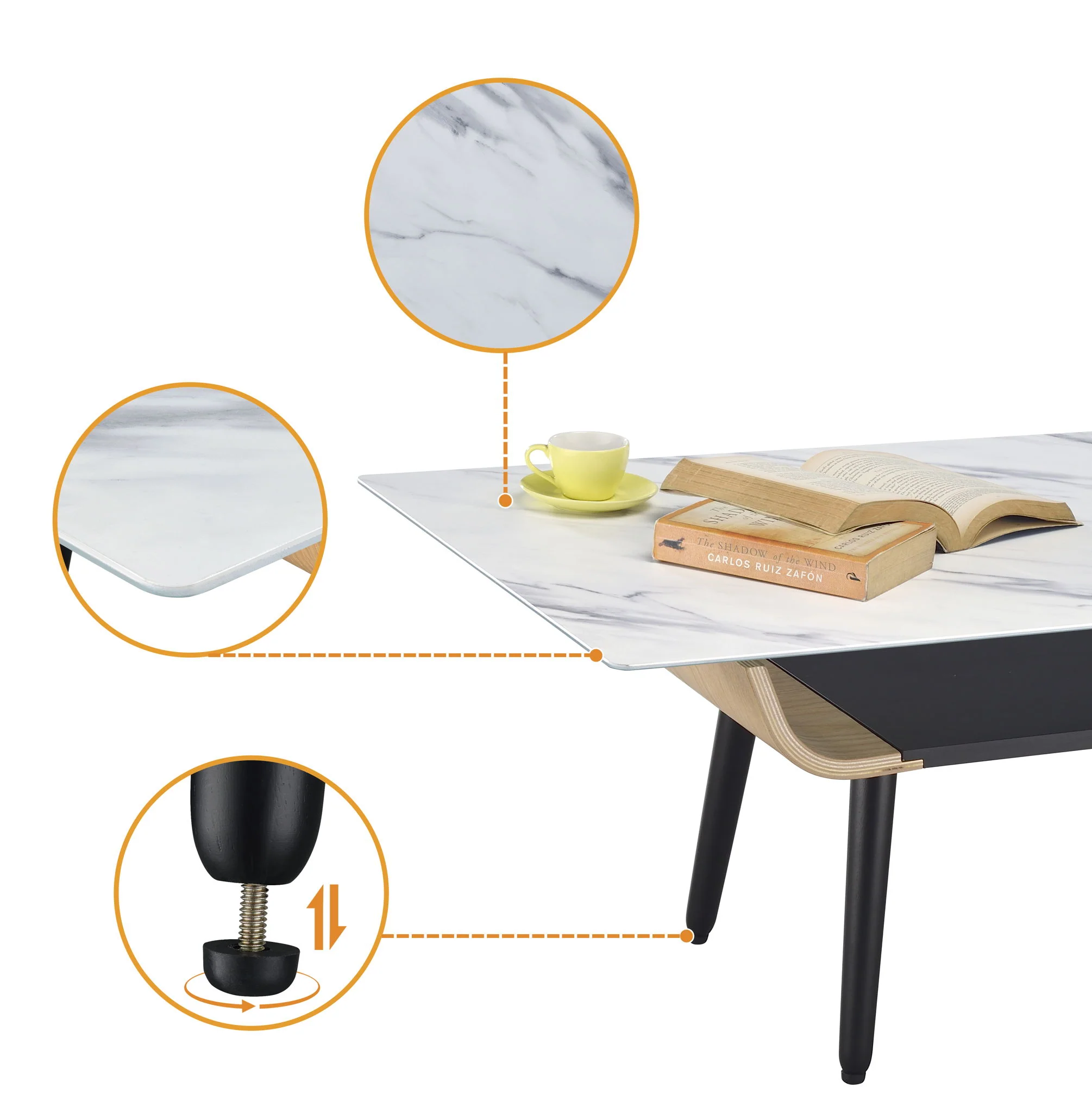 5610-landon-coffee-table-with-glass-marble-texture-top-and-bent-wood-design-7.webp Landon - Coffee Table With Glass Marble Texture Top And Bent Wood Design
