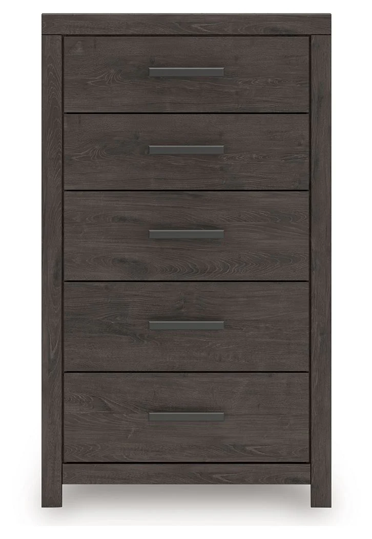 5638-prendonea-five-drawer-chest-charcoal-5.webp Prendonea - Five Drawer Chest - Charcoal