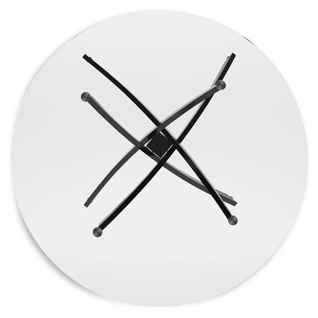Pharwynn - Round Dining Room Table - Black