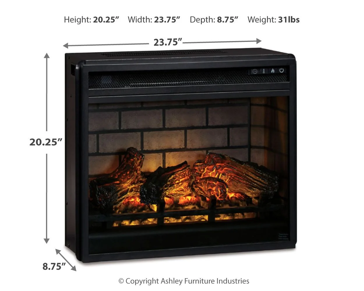 Willowton - Entertainment Center With Fireplace Option