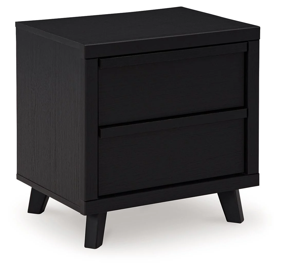 5849-danziar-two-drawer-night-stand-black-1.webp Danziar - Two Drawer Night Stand - Black