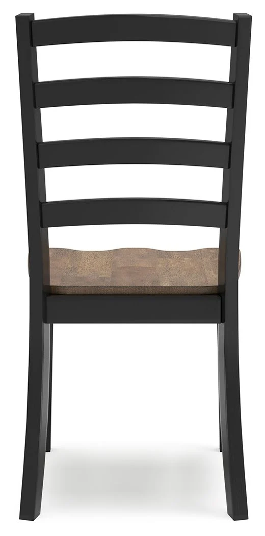 Wildenauer - Dining Room Side Chair (Set of 2) - Brown / Black