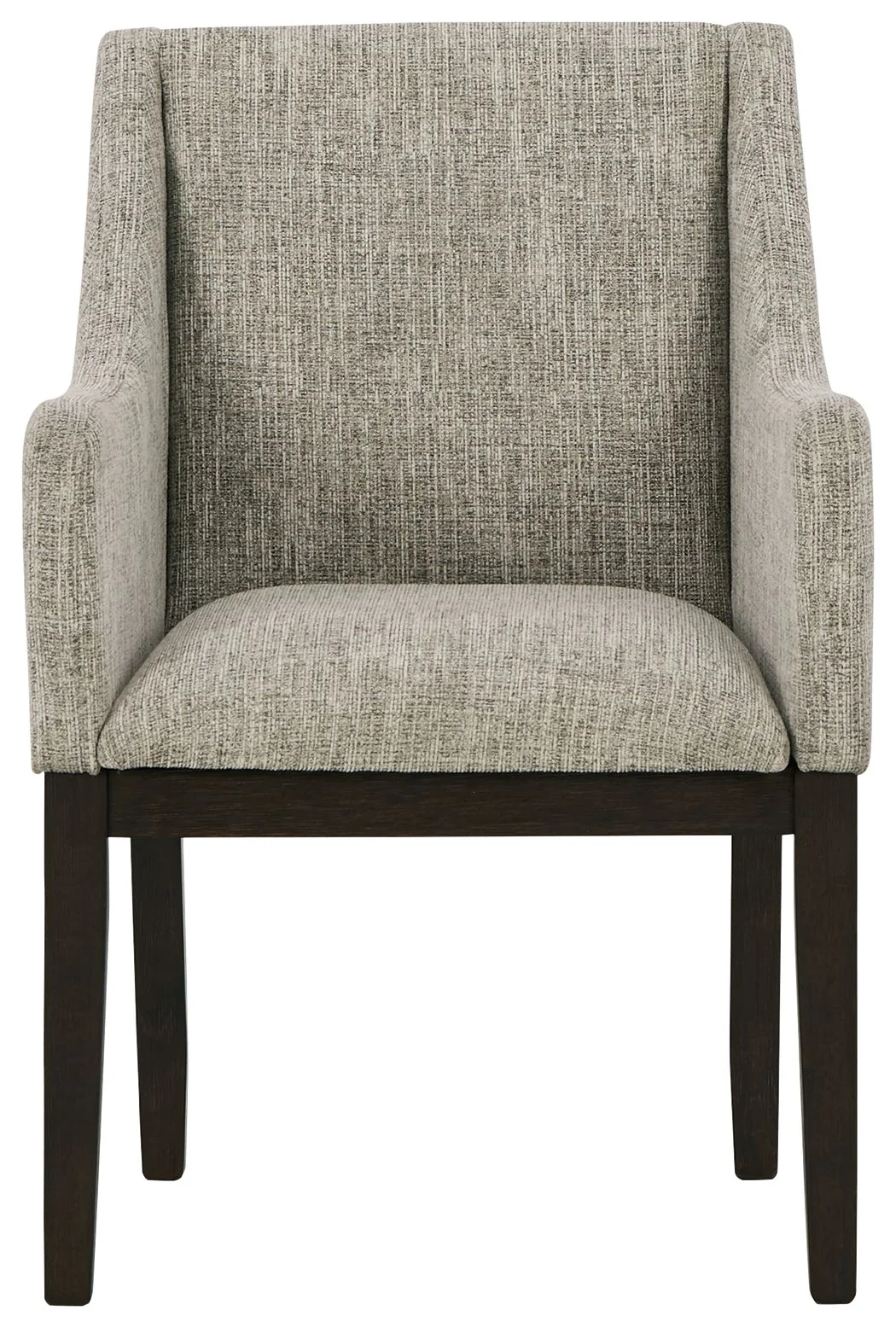 Burkhaus - Dining UPH Arm Chair (Set of 2) - Beige / Dark Brown