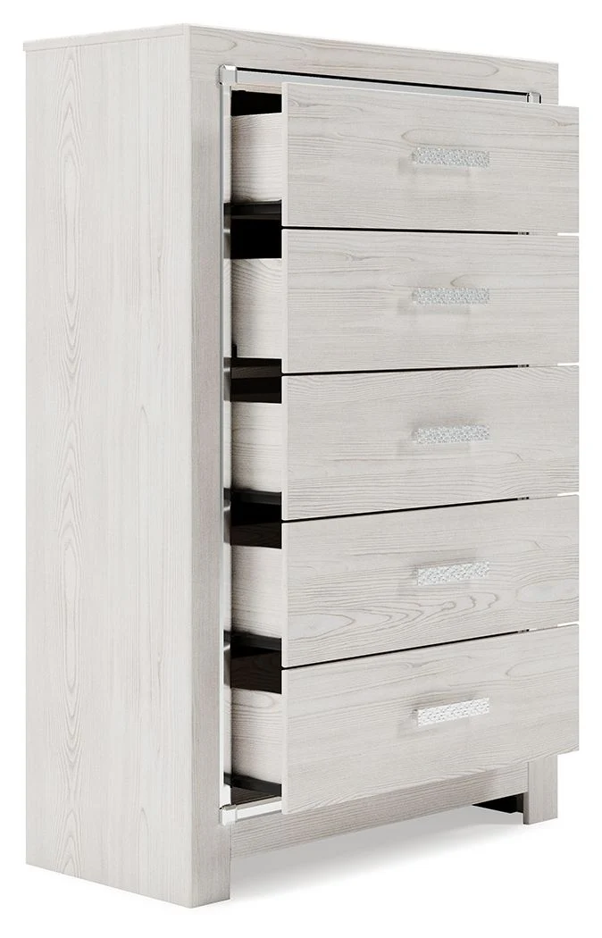 5861-altyra-five-drawer-chest-white-8.webp Altyra - Five Drawer Chest - White