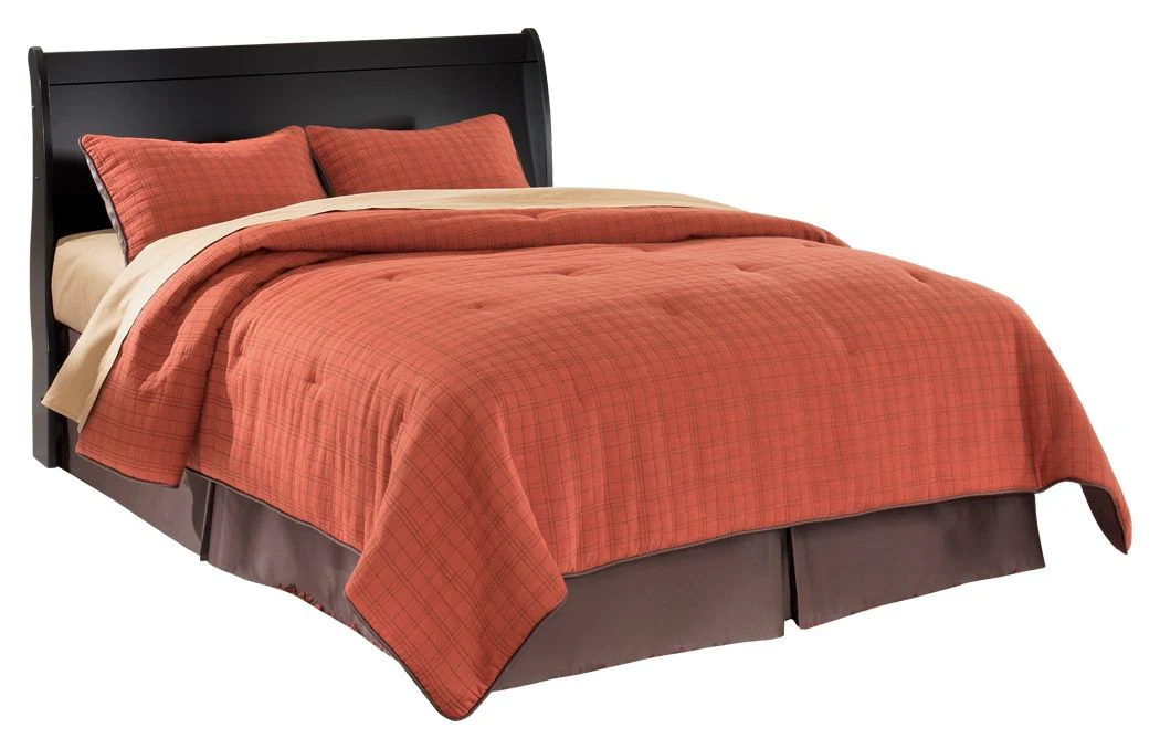 5872-huey-vineyard-queen-sleigh-headboard-black-1.webp Huey Vineyard - Queen Sleigh Headboard - Black