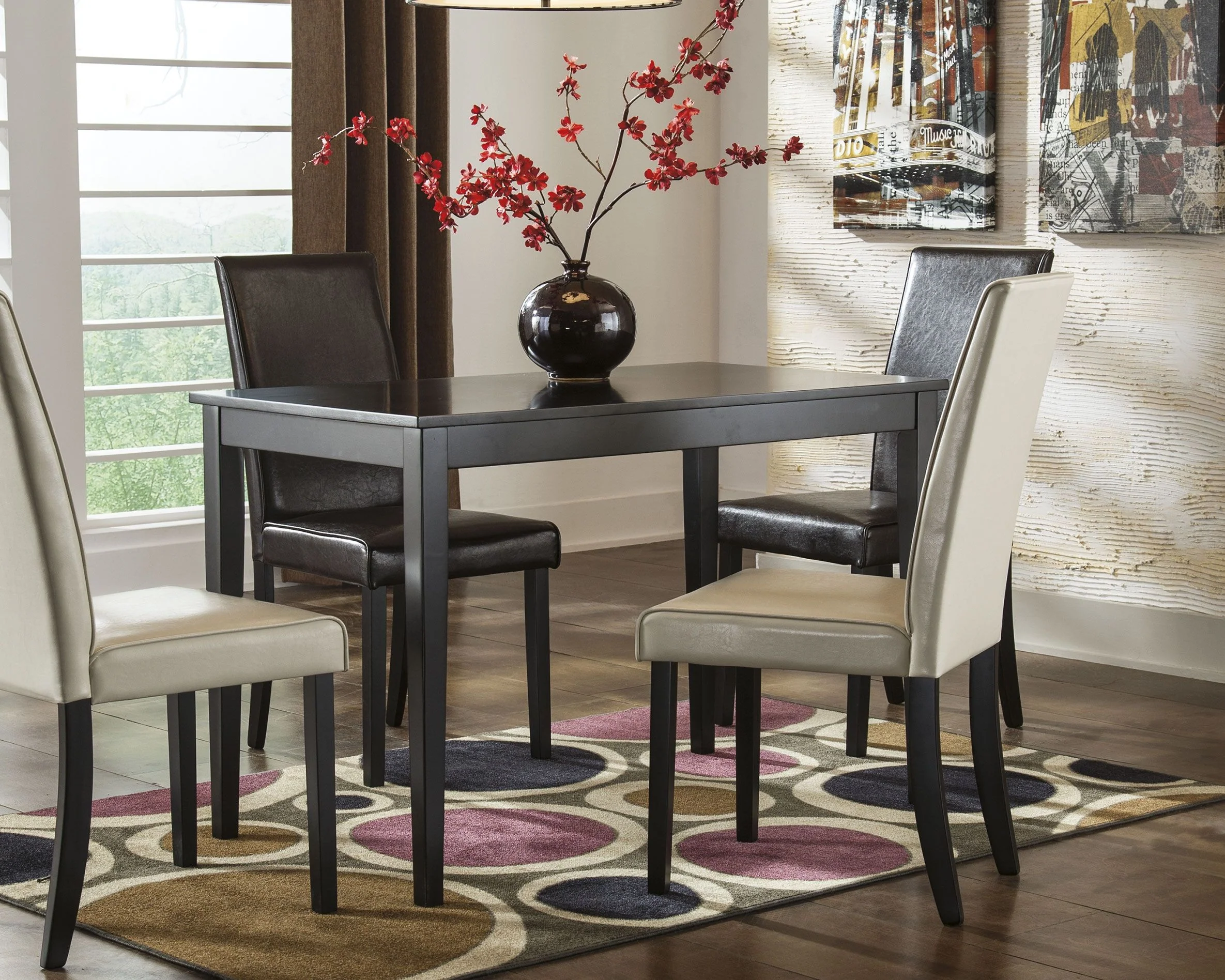 5873-kimonte-rectangular-dining-room-table-dark-brown-7.webp Kimonte - Rectangular Dining Room Table - Dark Brown