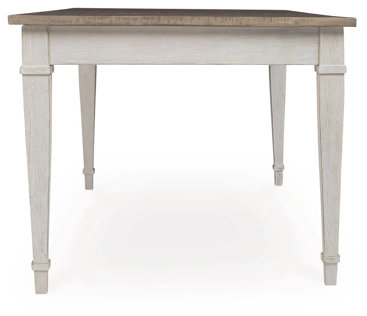Skempton - RECT DRM Table w/Storage - White