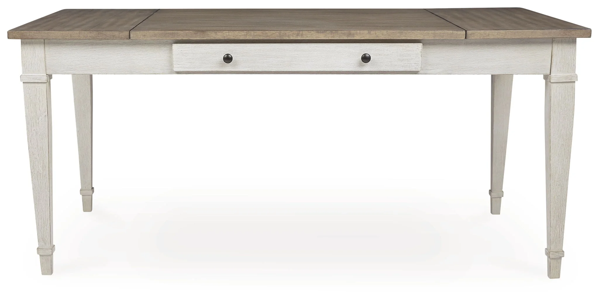 Skempton - RECT DRM Table w/Storage - White