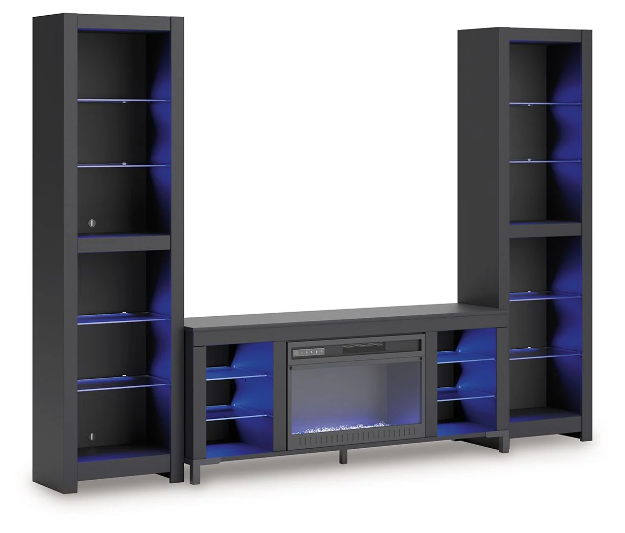 5897-cayberry-3-piece-entertainment-center-with-electric-fireplace-black-2.webp Cayberry - 3-Piece Entertainment Center With Electric Fireplace - Black