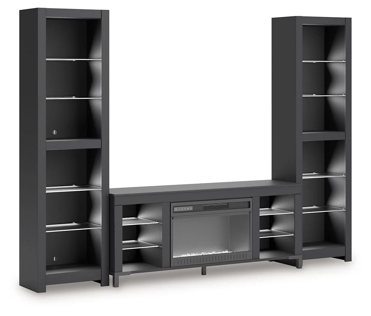 5897-cayberry-3-piece-entertainment-center-with-electric-fireplace-black-3.webp Cayberry - 3-Piece Entertainment Center With Electric Fireplace - Black