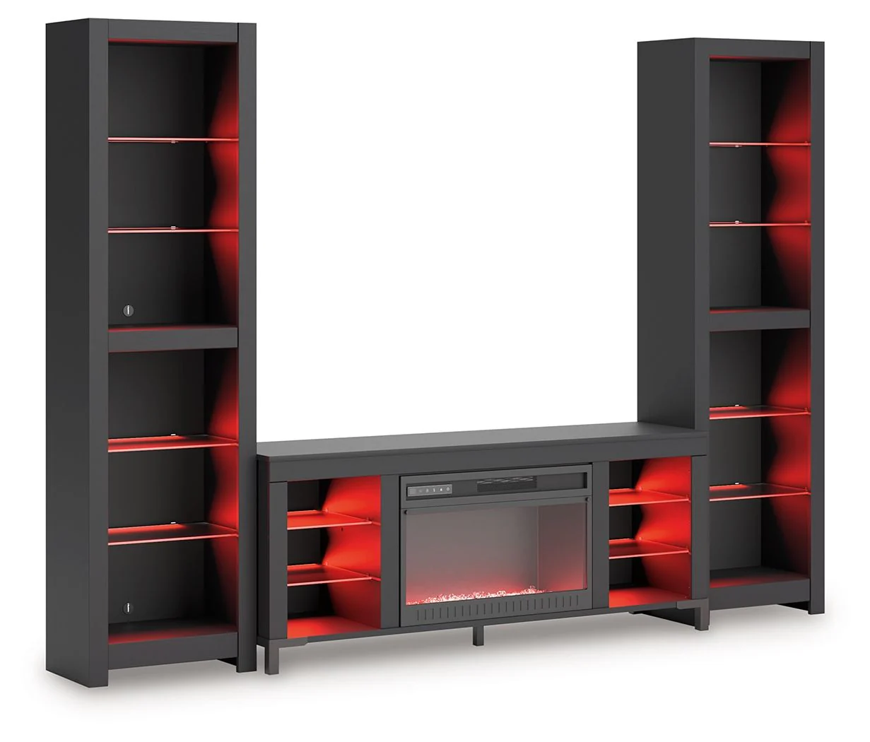 5897-cayberry-3-piece-entertainment-center-with-electric-fireplace-black-7.webp Cayberry - 3-Piece Entertainment Center With Electric Fireplace - Black