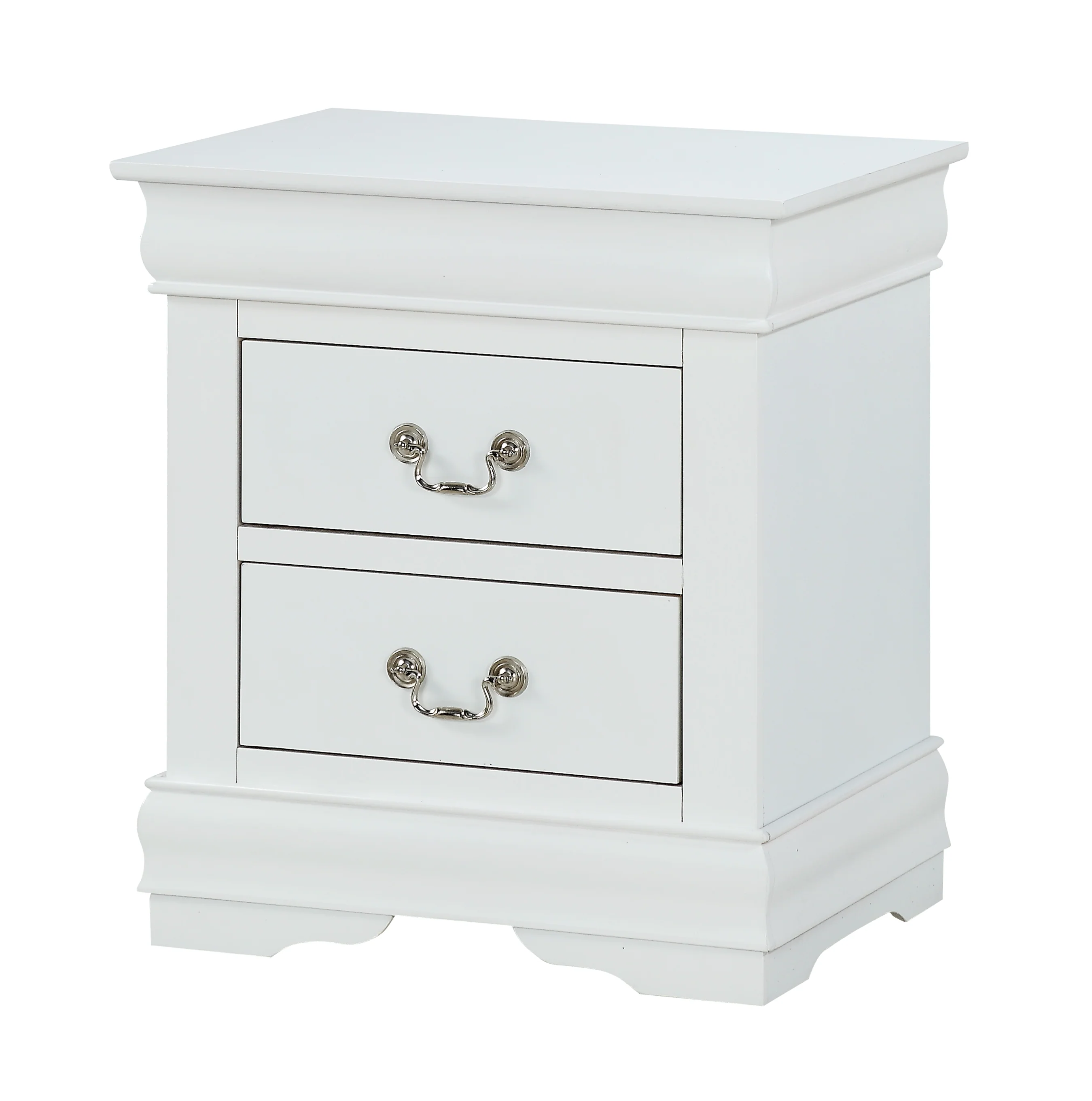 Louis Philip Night Stand White