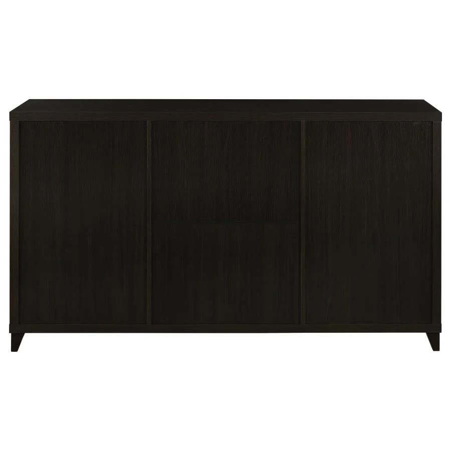 Lewes - 2 Door Engineered Wood TV Stand - Cappuccino