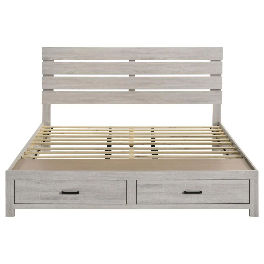 Brantford - Wood Storage Panel Bed