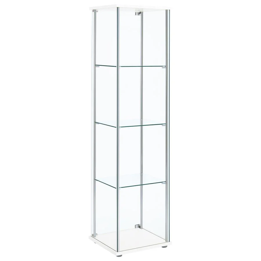 6076-bellatrix-4-shelf-clear-glass-curio-cabinet-12.webp Bellatrix - 4-Shelf Clear Glass Curio Cabinet