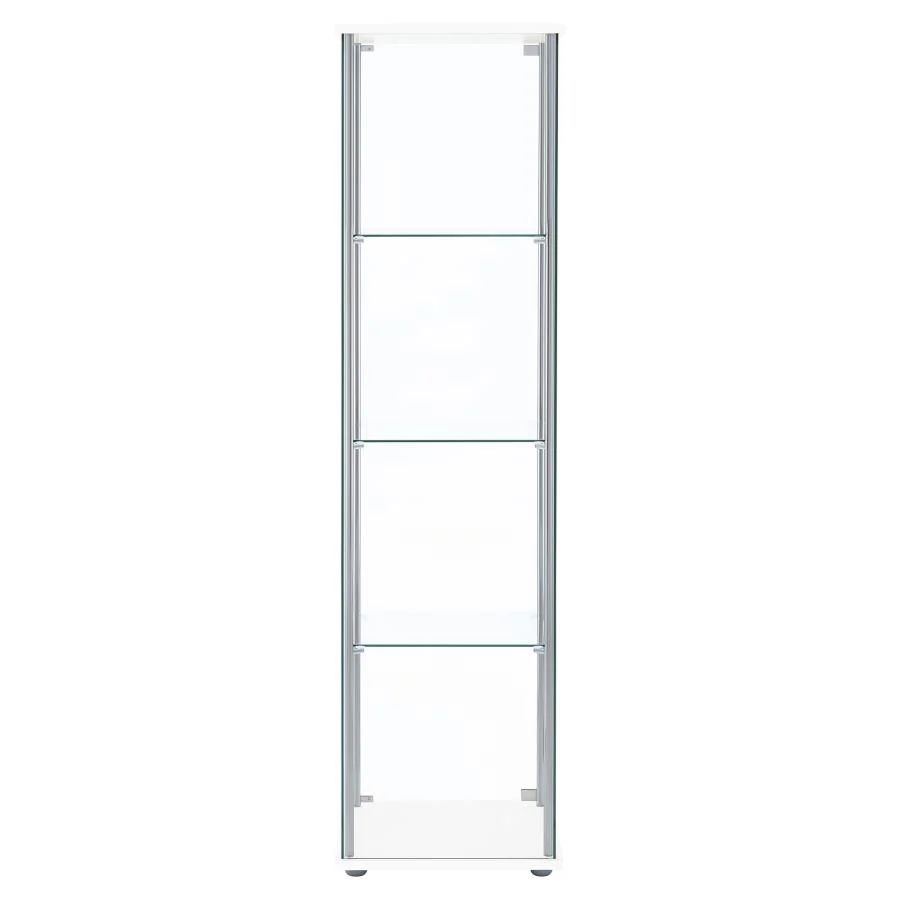 6076-bellatrix-4-shelf-clear-glass-curio-cabinet-14.webp Bellatrix - 4-Shelf Clear Glass Curio Cabinet