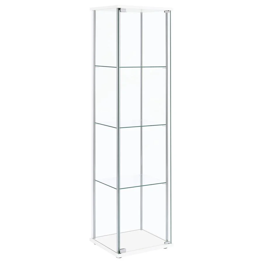 6076-bellatrix-4-shelf-clear-glass-curio-cabinet-2.webp Bellatrix - 4-Shelf Clear Glass Curio Cabinet