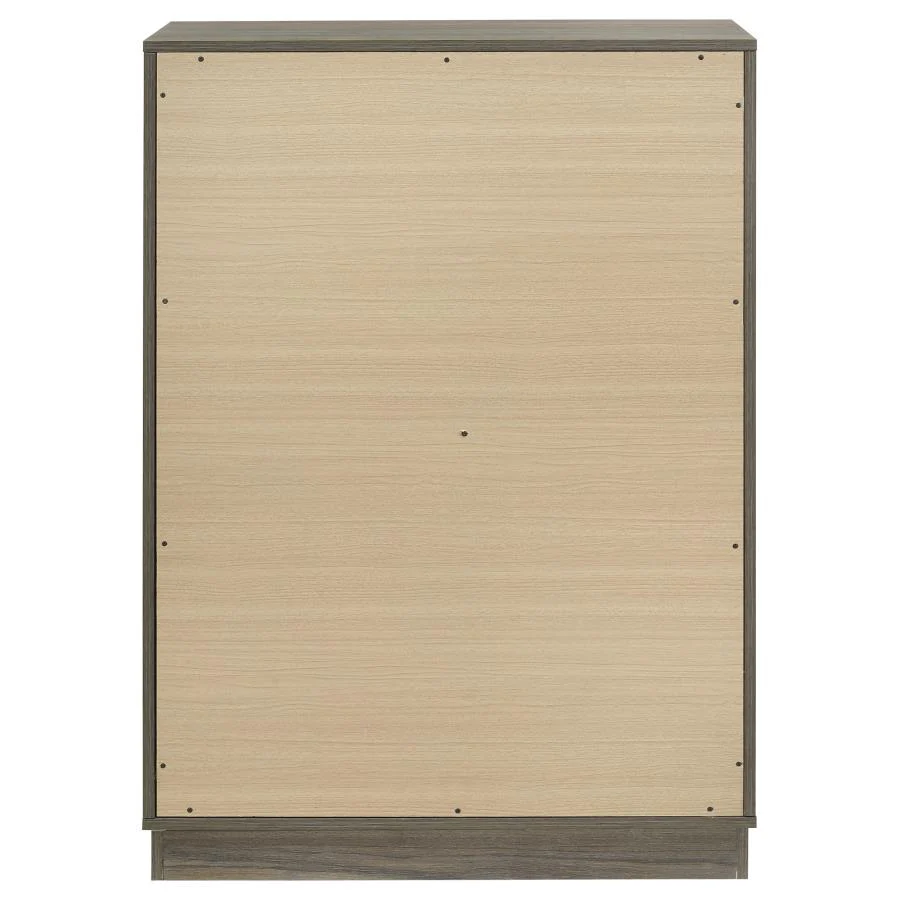 Fenwick - 4-Drawer Chest Of Drawers - Gray Oak