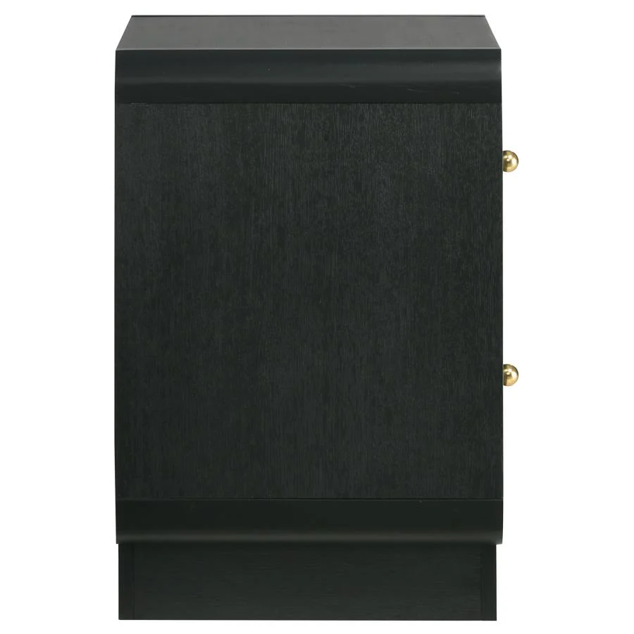 Cavelle - 2-Drawer Nightstand Bedside Table - Black