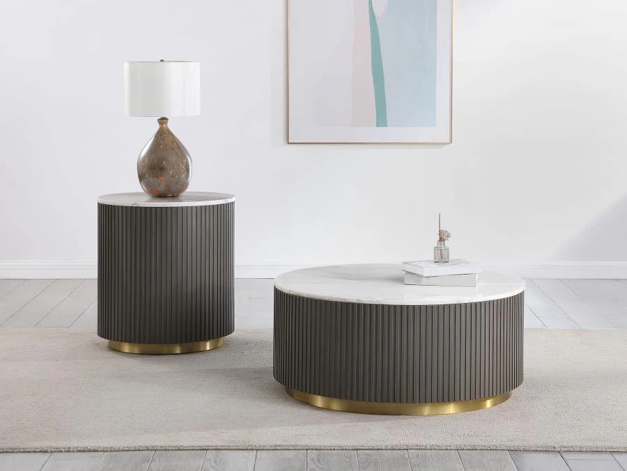 Jason - Round Marble Top Table