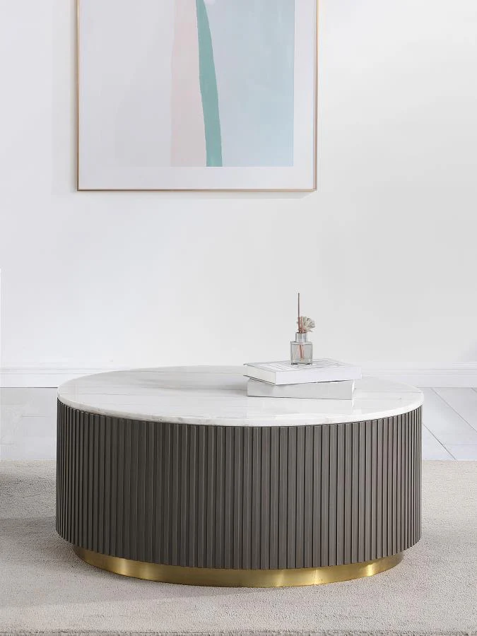 Jason - Round Marble Top Table