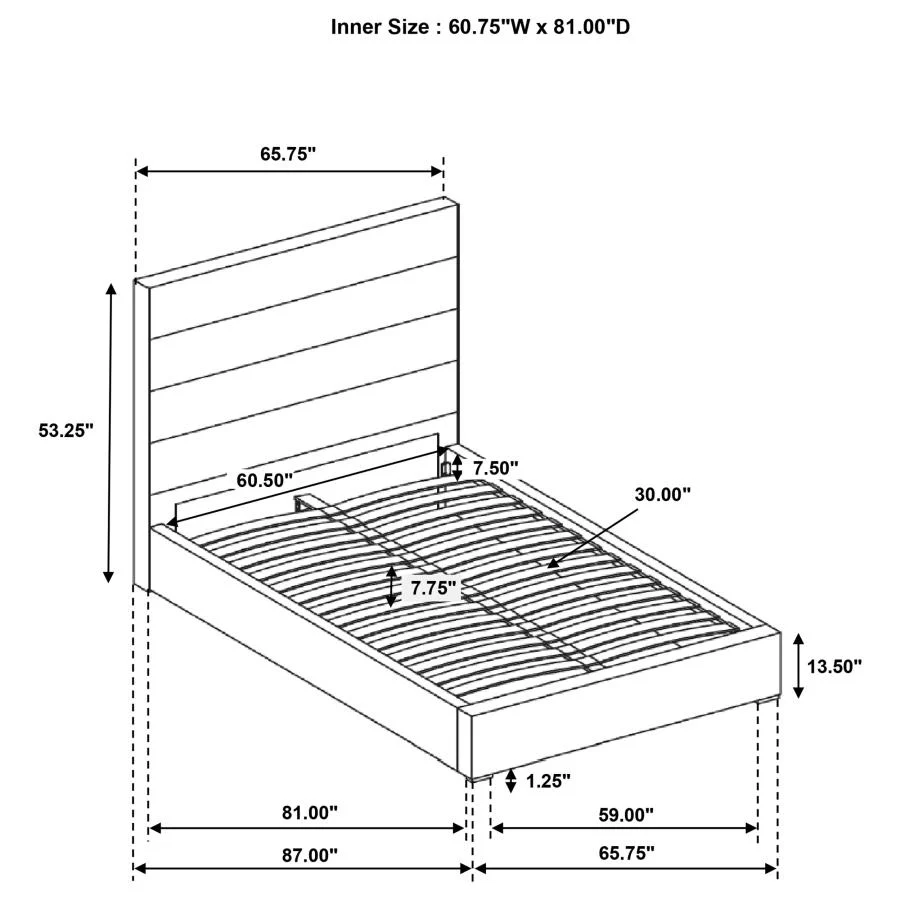 Felicity - Upholstered Bed