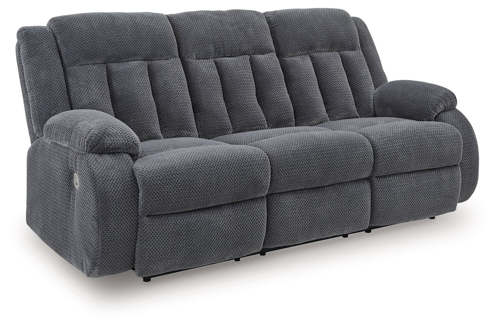 6187-observation-reclining-power-sofa-with-drop-down-table-steel-1.jpg Observation - Reclining Power Sofa With Drop Down Table - Steel