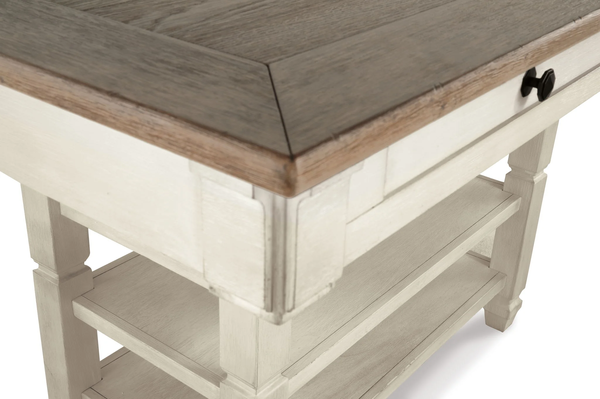 6196-bolanburg-rectangular-dining-room-counter-table-beige-7.webp Bolanburg - Rectangular Dining Room Counter Table - Beige