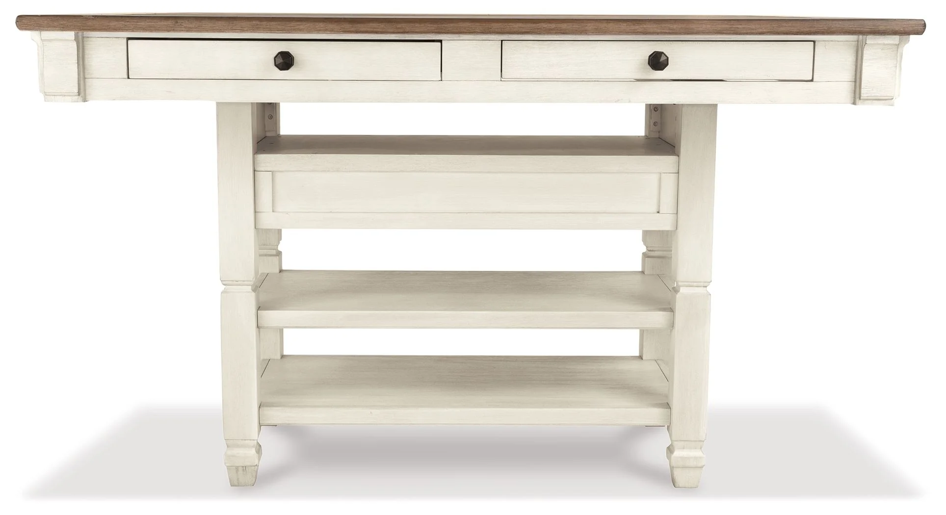 6196-bolanburg-rectangular-dining-room-counter-table-beige-8.webp Bolanburg - Rectangular Dining Room Counter Table - Beige