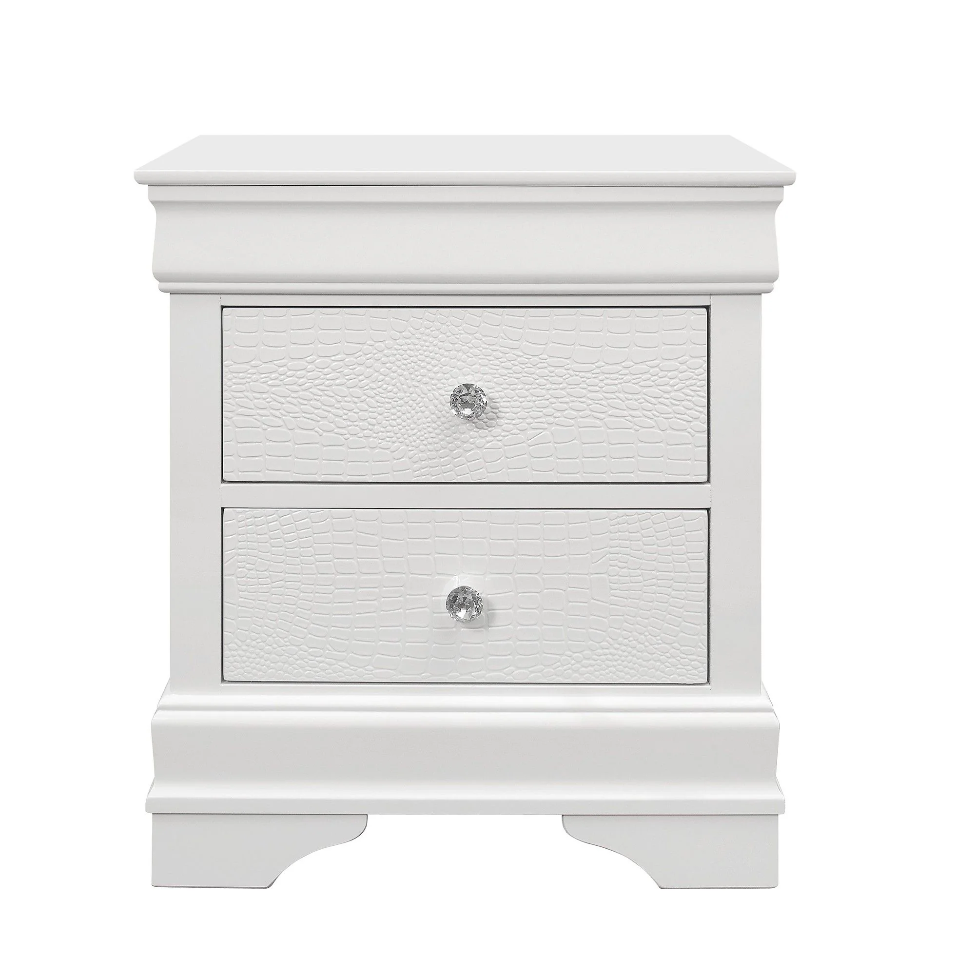 6201-shaker-crocodile-metallic-nightstand-2.webp Shaker - Crocodile Metallic Nightstand