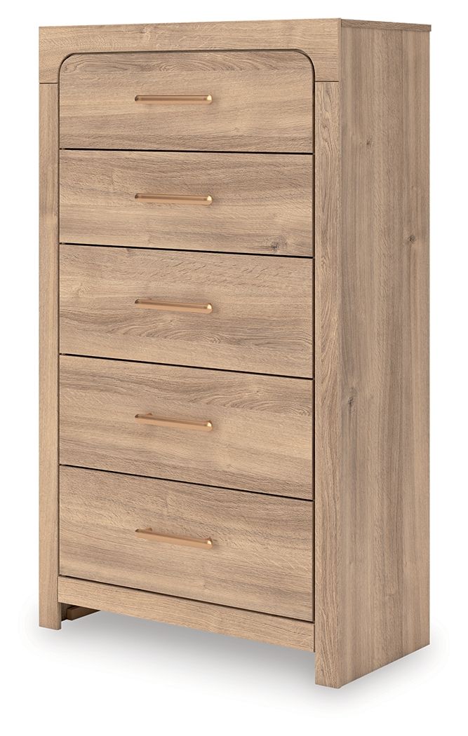 6283-kinlanni-five-drawer-chest-tan-4.jpg Kinlanni - Five Drawer Chest - Tan