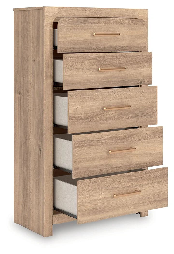 6283-kinlanni-five-drawer-chest-tan-6.webp Kinlanni - Five Drawer Chest - Tan