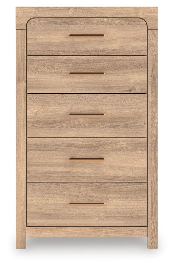 6283-kinlanni-five-drawer-chest-tan-9.webp Kinlanni - Five Drawer Chest - Tan