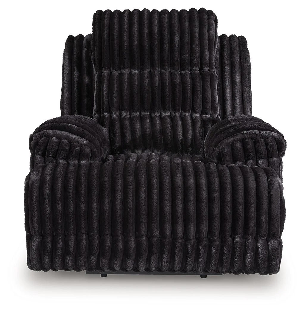 Rhine Falls - Zero Wall Power Recliner - Onyx