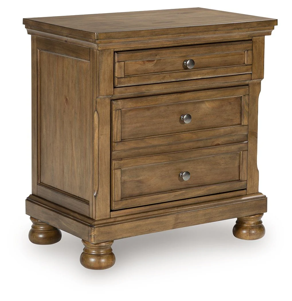 6365-feddinger-two-drawer-night-stand-medium-brown-1.webp Feddinger - Two Drawer Night Stand - Medium Brown