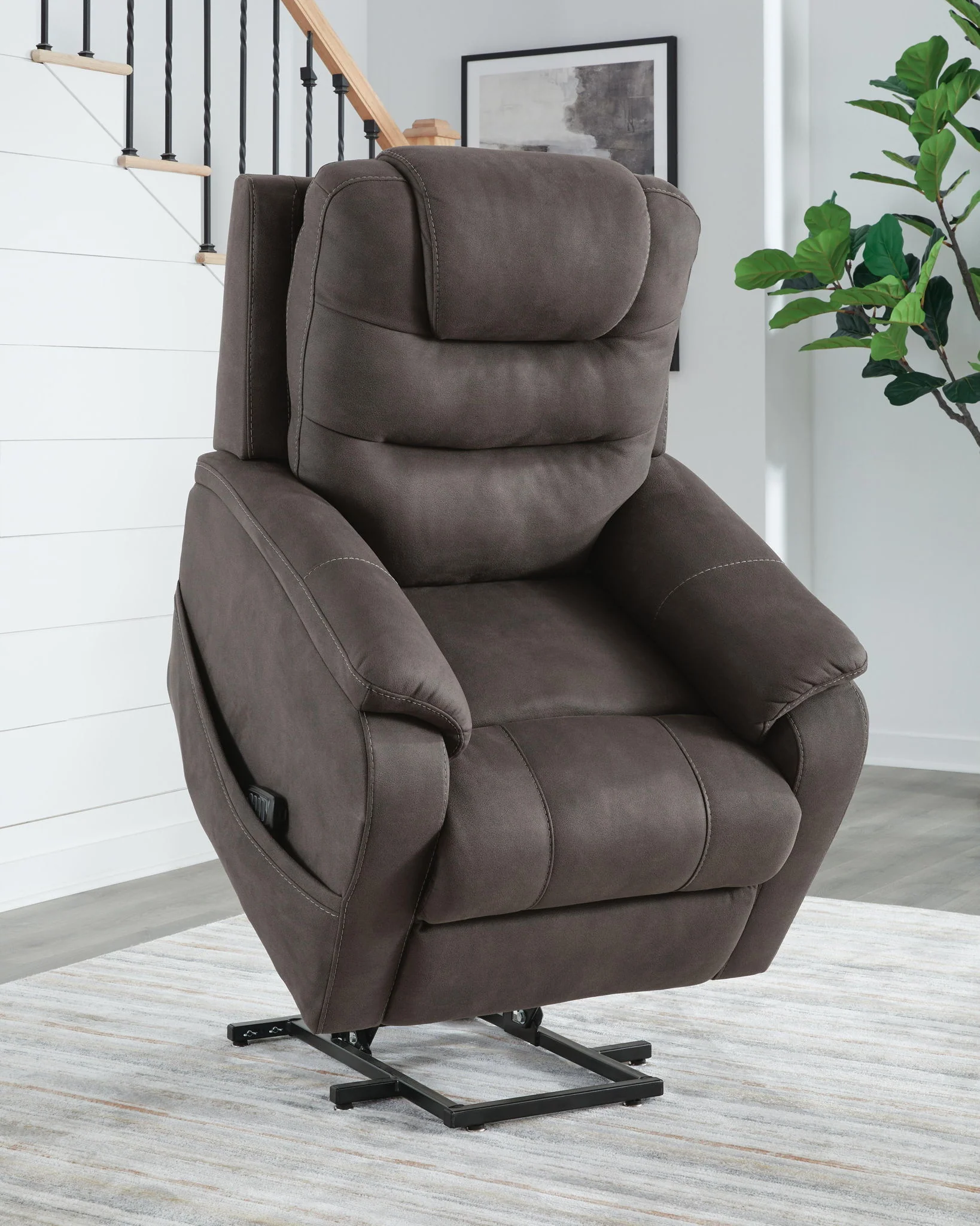 6415-snowfield-power-lift-recliner-gunmetal-4.webp Snowfield - Power Lift Recliner - Gunmetal