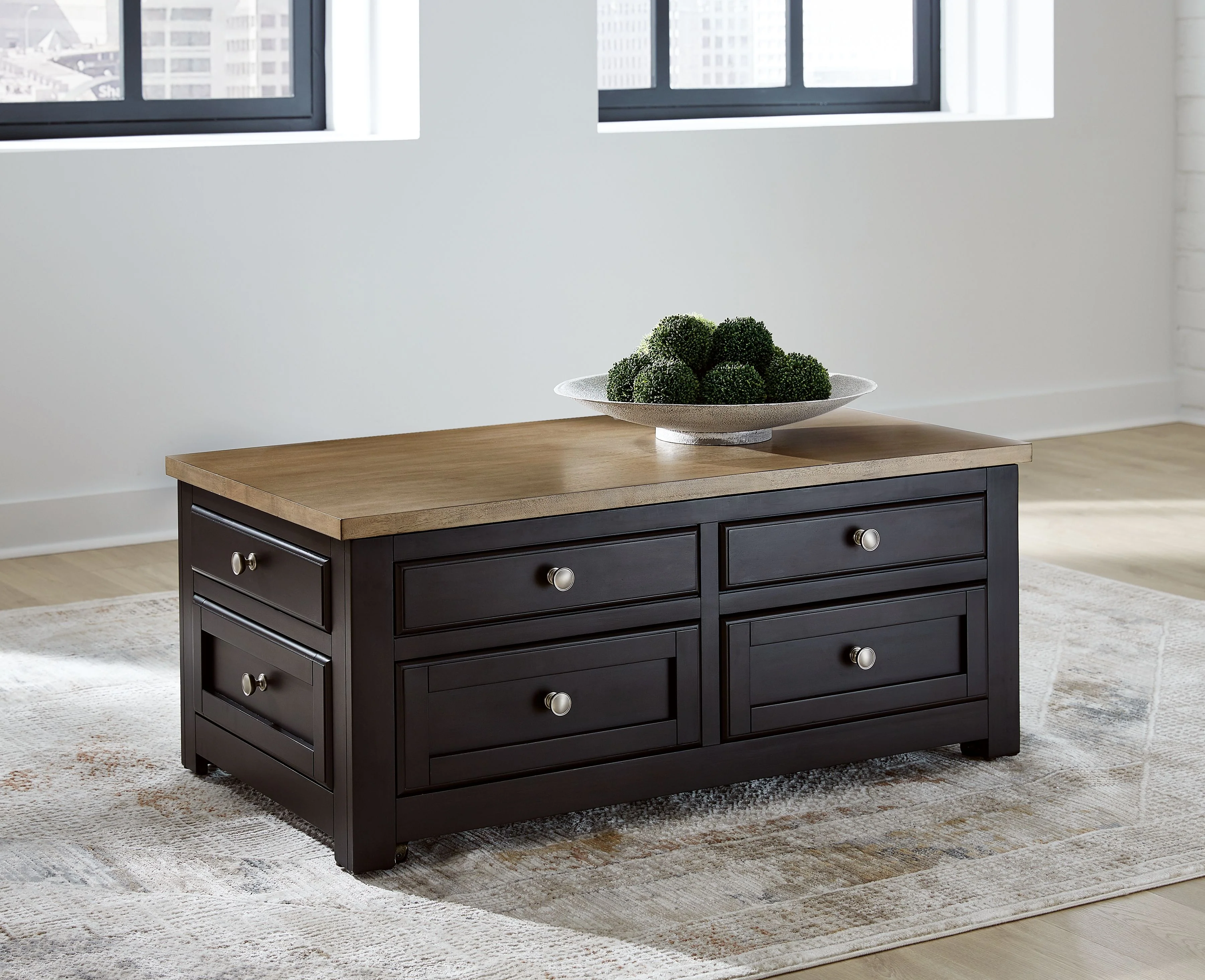 Drazmine - Lift Top Cocktail Table - Brown