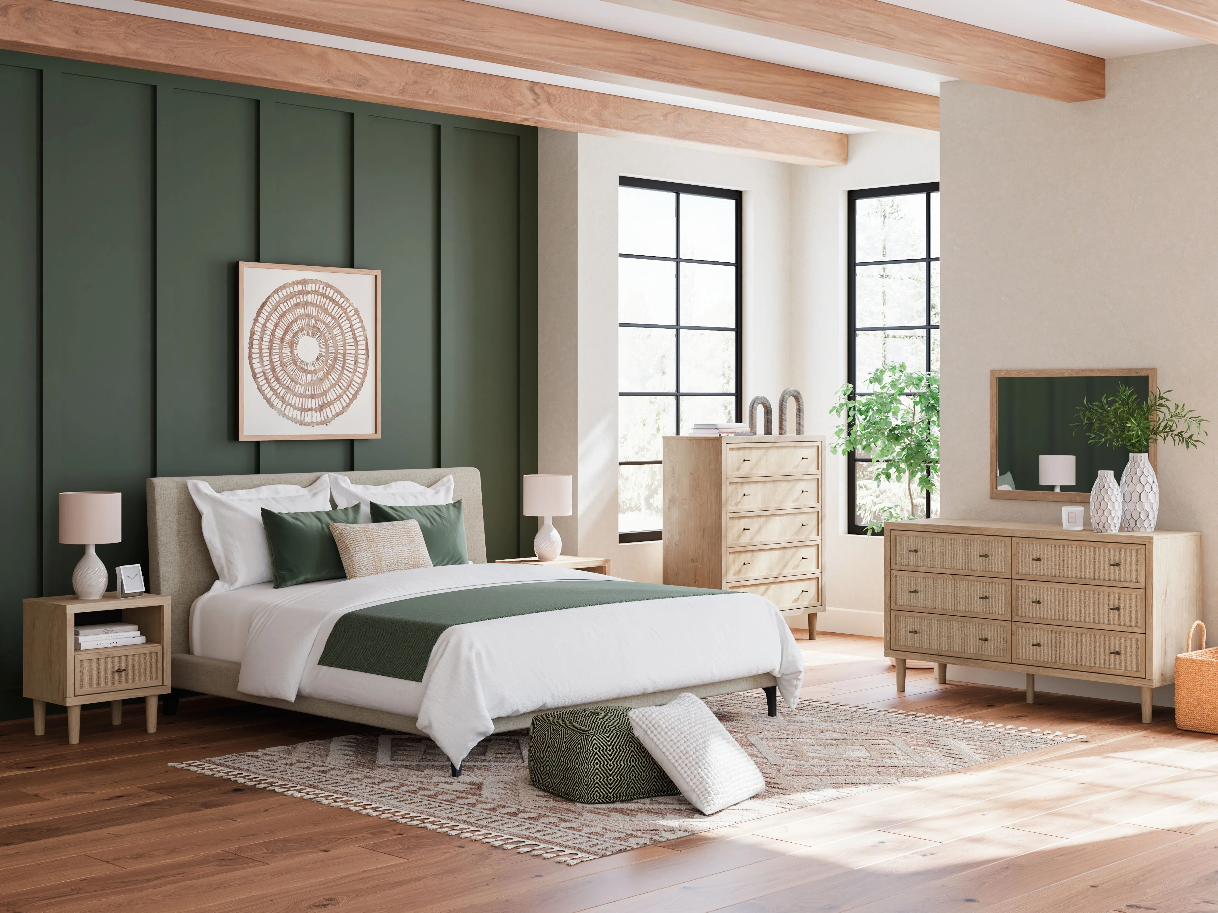 6448-cielden-dresser-and-mirror-two-tone-3.webp Cielden - Dresser And Mirror - Two-Tone
