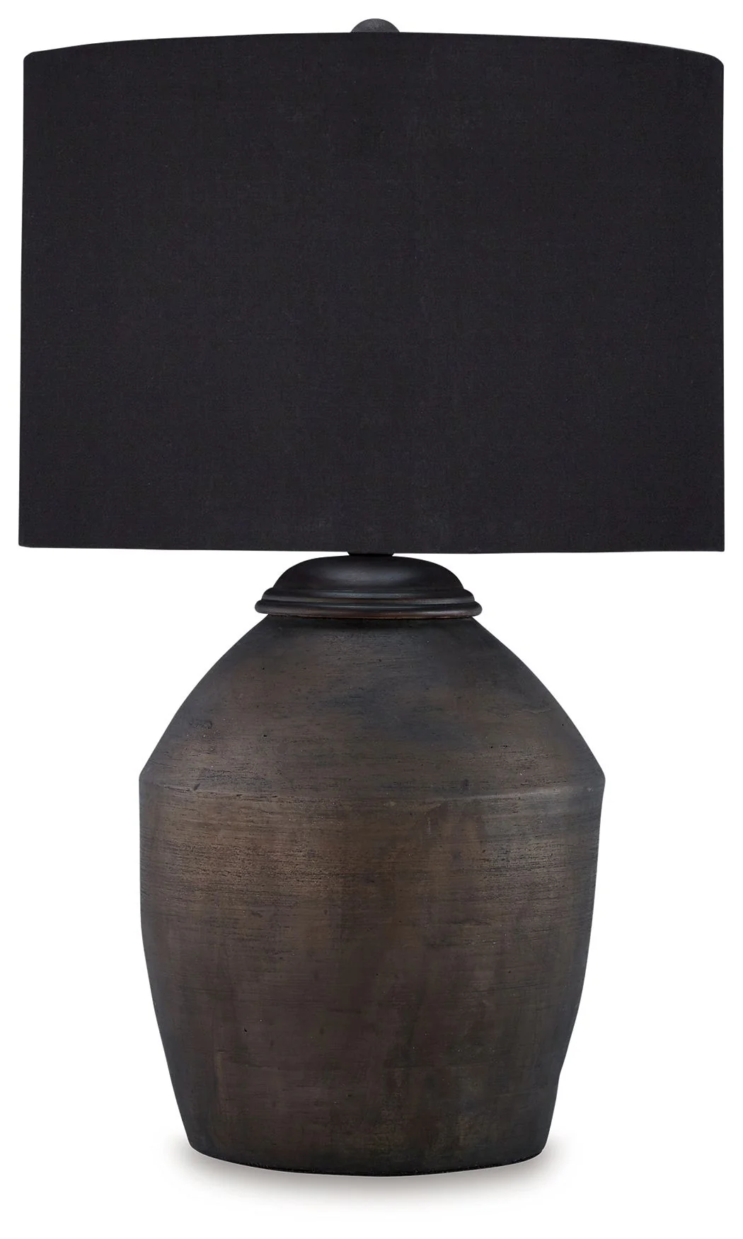 6456-naareman-terracotta-table-lamp-metallic-black-1.webp Naareman - Terracotta Table Lamp - Metallic Black