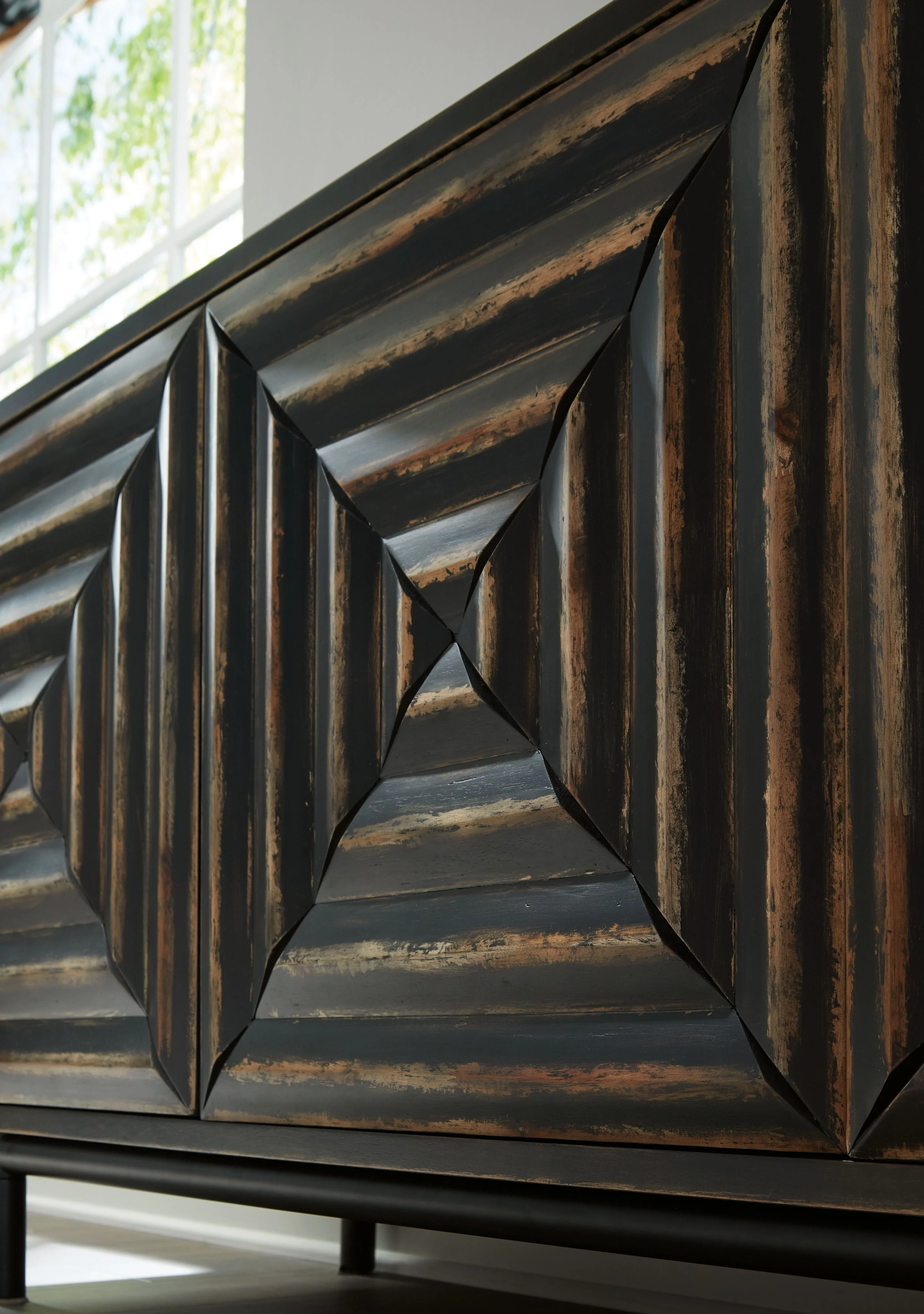 6464-fair-ridge-accent-cabinet-distressed-black-2.webp Fair Ridge - Accent Cabinet - Distressed Black
